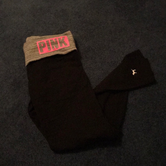 PINK Victoria's Secret Pants - PINK foldover leggings